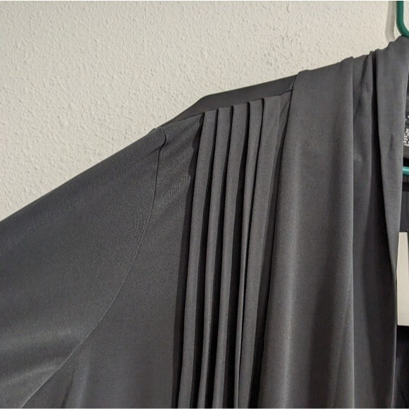 Grace Elements Cut and Sew Open Front Drape Cardigan, Womens 2X - Picture 5 of 9